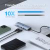 Tymyp USB C Hub, 6 in 1 with 4K HDMI Output, 100W PD Charging, 2 x USB 3.0, SD/Micro SD Card Reader, Compatible for USB C Laptops Dell XPS/HP/Surface and Other Type C Devices view 4