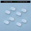Acefrog 4 Pairs Upgraded Soft Silicone Nose Pads for Costa South Point, Flagler, Ponce, Fernandina; for Oakley Cartridge, Spindle, Eyeglass Sunglass, Push-in Nose Piece Replacement, Anti-Slip, White view 3