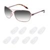 Acefrog 4 Pairs Upgraded Air Chamber Nose Pads for Oakley Feedback OO4079, Holbrook Metal OO4123, Gauge 6, Gauge 8, Elmont M L Eyeglass Sunglass, Slip-on Nose Piece Replacement, Anti-Slip, Clear view 1