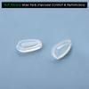 Acefrog 4 Pairs Upgraded Air Chamber Nose Pads for Oakley Feedback OO4079, Holbrook Metal OO4123, Gauge 6, Gauge 8, Elmont M L Eyeglass Sunglass, Slip-on Nose Piece Replacement, Anti-Slip, Clear view 2