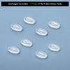 Acefrog 4 Pairs Upgraded Air Chamber Nose Pads for Oakley Feedback OO4079, Holbrook Metal OO4123, Gauge 6, Gauge 8, Elmont M L Eyeglass Sunglass, Slip-on Nose Piece Replacement, Anti-Slip, Clear view 3