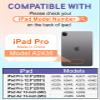 Uppuppy for iPad Pro 12.9 Case Folio Cover with Pencil Holder Women Cute Girls Girly Aesthetic Pretty Kawaii Unique Colorful Rotating Stand for Apple iPad Pro 12.9 Inch Cases 2022/2021/2020/2018 view 2