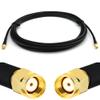RANGEFUL RP-SMA Male Extension Cable 10m / 32.8ft  RG58 Low Loss 10 Meter Coax Lead (50 Ohm) view 1