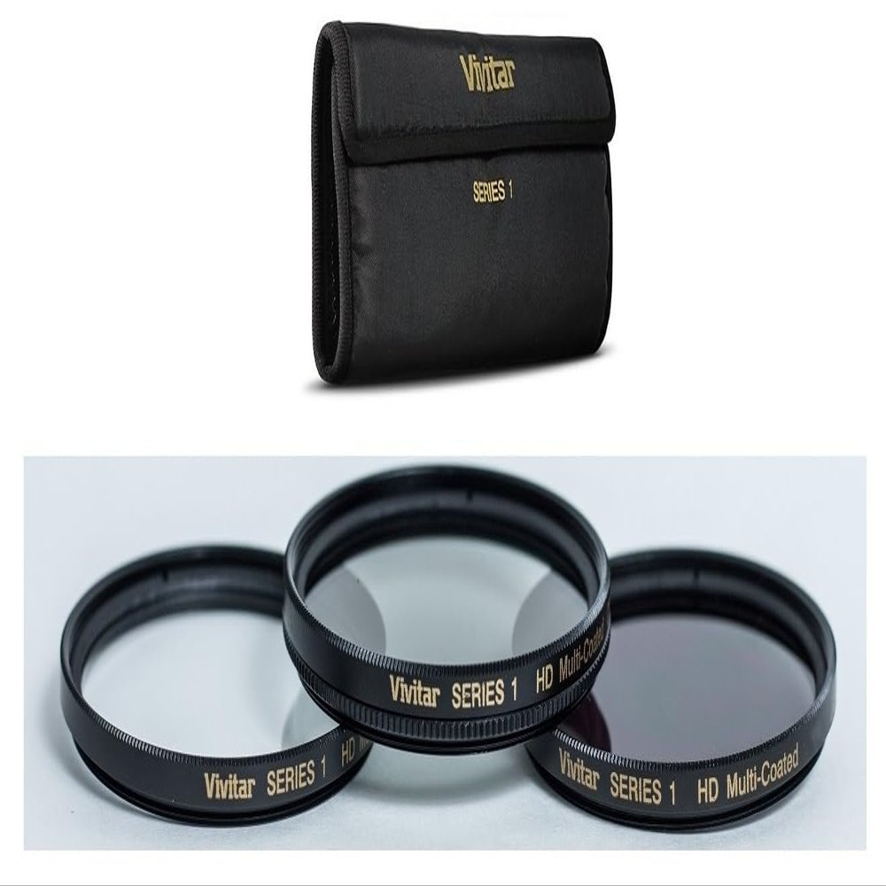 New 3PC HD Glass Filter KIT (UV + PL + FLD) for FUJIFILM FINEPIX HS35EXR