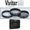New 3PC HD Glass Filter KIT (UV + PL + FLD) for FUJIFILM FINEPIX HS35EXR view 3