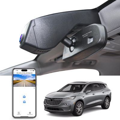 Mangoal 4K Dash Cam Custom fit for Buick Enclave 2018-2024 (Model A), Base Essence Premium Avenir Preferred, Model A & Model B Have Same Models Years but Vehicle Sensor Cover are Different, 64GB Card