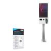 BoxWave Screen Protector Compatible with Diebold Nixdorf K-Two 22" - ClearTouch Crystal (2-Pack), HD Film Skin - Shields from Scratches view 1