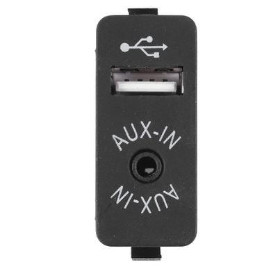 Fangyid Car USB AUX in Plug Auxiliary Input Socket Adapter for E81 E87 E90 F10 F12 E70 X4 X5 X6