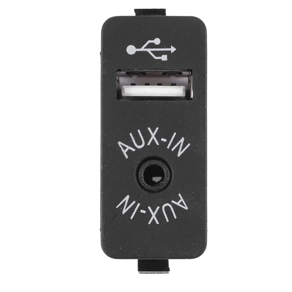 Fangyid Car USB AUX in Plug Auxiliary Input Socket Adapter for E81 E87 E90 F10 F12 E70 X4 X5 X6