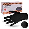 Glove Station Nitrile Disposable Gloves - Powder-Free, Latex-Free, Textured Grip, Diamond Textured Grip,Suitable for Industrial, Mechanical&Food Applications -Black -8MIL - XXL (100 Count) view 1
