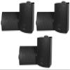 Rockville HP5S BK 5.25 in 420W Peak/ 140W RMS Outdoor/Indoor Wall Mount Speakers, IPX44 Weatherproof, Swivel Brackets, for Patio, Home, or Commercial Use, 6-Pairs view 1