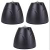 Rockville PEN-65T Black 6.5 in 70V Hanging Pendant Speakers, Full Range Sound for High Ceilings and Open Spaces, Easy Mount Design for Office/Bar/Cafe, 3-Piece view 1