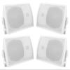 Rockville HP5S-8 5.25 Inch Outdoor Indoor Home Theater Speaker with Swivel Bracket, Weather Resistant Design, Clear Full Range Sound, for Homes Patios and Entertainment Spaces, 2-Pairs view 1