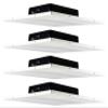 Rockville DCS8T 8 in 70V Commercial Drop Ceiling Tile PA Speaker, 30-Watt RMS 8 Ohm, 170Hz-17kHz Frequency Response, Metal Grille, for Office/Restaurant Business Installations, 4-Piece view 1