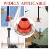 Tceapoo Tent Stove Jack Kit, Silicone High Temp Flexible Roof Jack Pipe Boot Metal Roofing Pipe Flashing for Bell Tent,Yurt,Wood Burner,Travel Stove (Pipe OD 1 3/4"-3 1/4") view 3