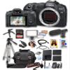 Canon EOS R8 Mirrorless Camera Body + 128GB Pro Speed Memory + Led Video Light + Microphone +Case + Tripod + Software Pack-Video Bundle (Renewed) view 1