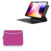 BoxWave Case Compatible with Chuwi HiPad Pro - SoftSuit with Pocket, Soft Pouch Neoprene Cover Sleeve Zipper Pocket - Flamingo Pink view 1