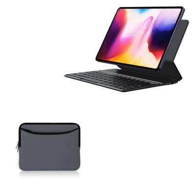 BoxWave Case Compatible with Chuwi HiPad Pro - SoftSuit with Pocket, Soft Pouch Neoprene Cover Sleeve Zipper Pocket - Charcoal Grey