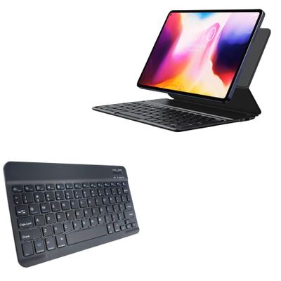 BoxWave Keyboard Compatible with Chuwi HiPad Pro - SlimKeys Bluetooth Keyboard, Portable Thin with Chiclet-Style Keys - Jet Black