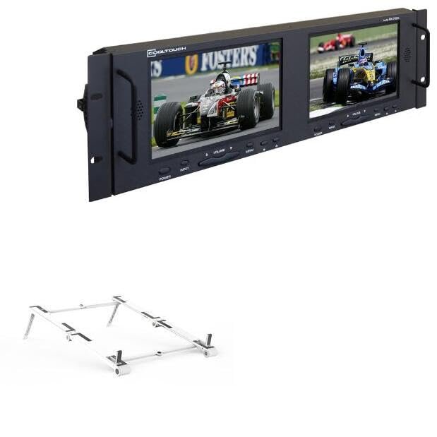 BoxWave Stand and Mount Compatible with Cooltouch RX-702A - Pocket Aluminum Stand 3-in-1, Portable Multi Angle Viewing Riser - Metallic Silver