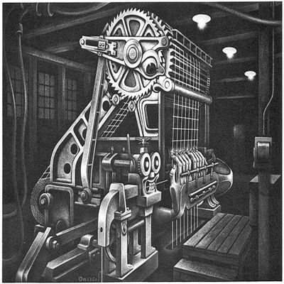Machinalia : Boris Artzybasheff : Archival Quality Art Print