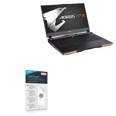 BoxWave Screen Protector Compatible with AORUS 17X (2023) - ClearTouch Crystal (2-Pack), HD Film Skin - Shields from Scratches