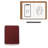 BoxWave Case Compatible with Huion Note - Velvet Pouch Stand, Velour Slip Sleeve Built-in Foldable Kickstand - Burgundy view 1