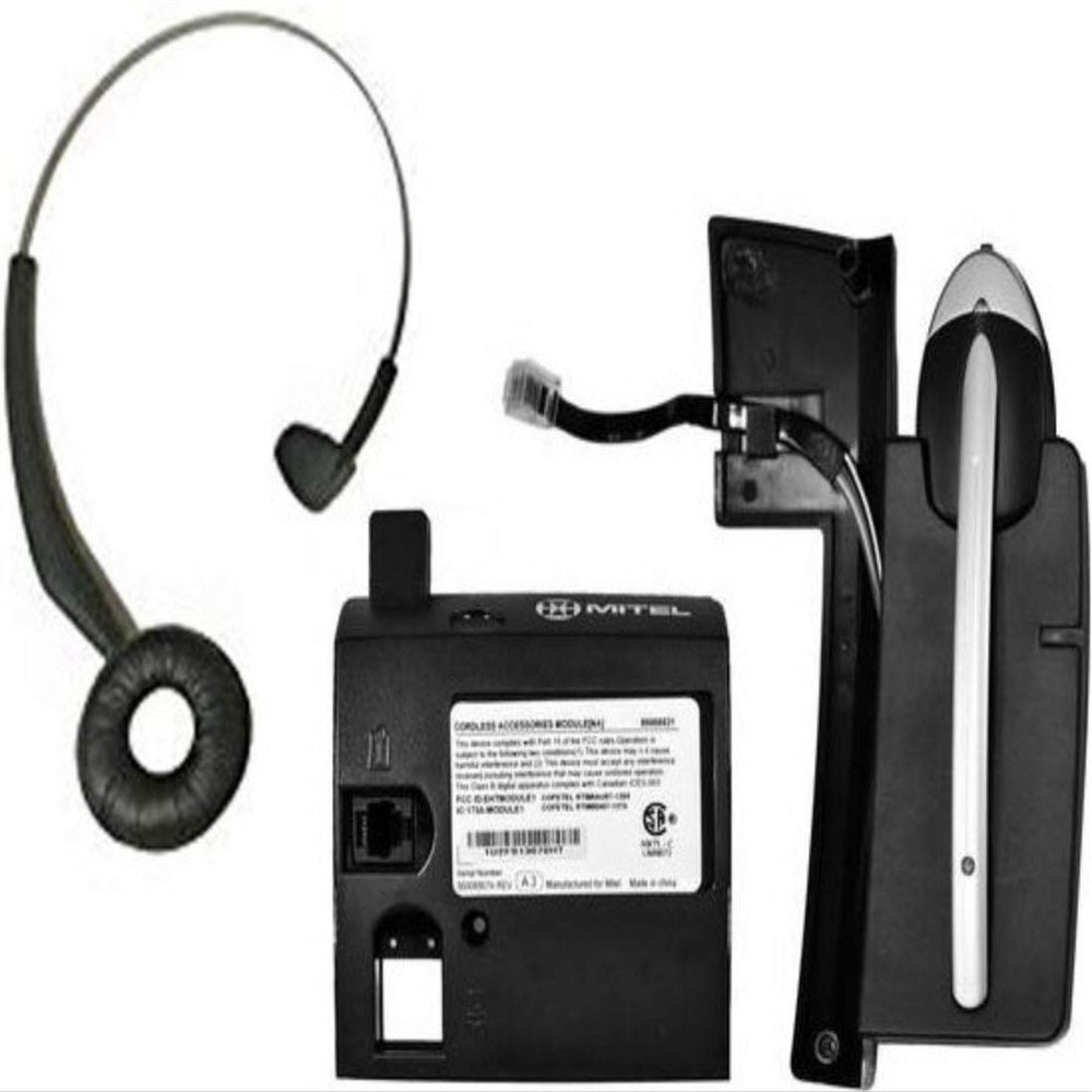 Mitel Cordless Headset & Module Bundle N/A Part# 50005712 New (Renewed)