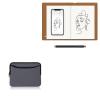 BoxWave Case Compatible with Huion Note - SoftSuit with Pocket, Soft Pouch Neoprene Cover Sleeve Zipper Pocket - Charcoal Grey view 1