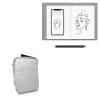 BoxWave Case Compatible with Huion Note - Quilted Carrying Bag, Soft Synthetic Leather Cover w/Diamond Design - Cool Grey view 1