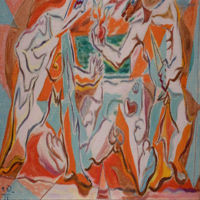 Andr Masson : The Little Tragedy : 1933 : Archival Quality Art Print