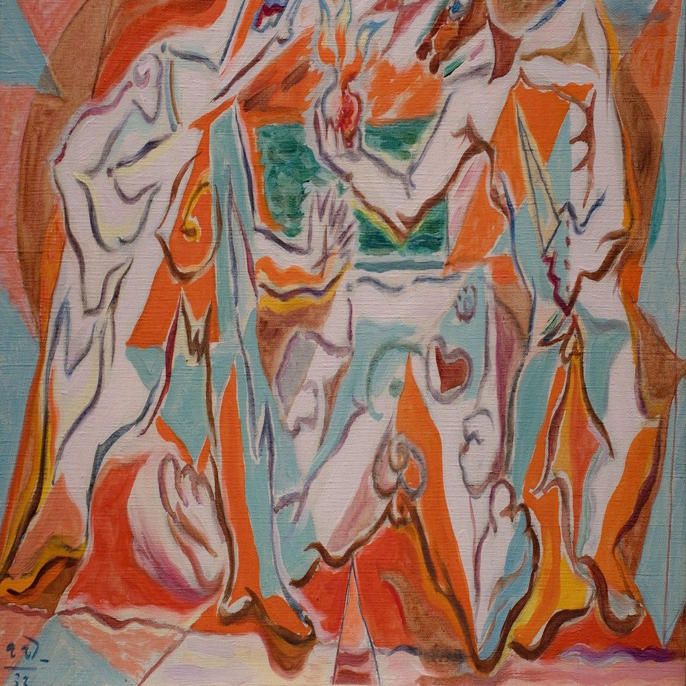 Andr Masson : The Little Tragedy : 1933 : Archival Quality Art Print