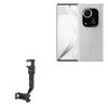 BoxWave Car Mount Compatible with Tecno Phantom X2 Pro - Rearview Mirror Car Mount, Rear View Mirror Adjustable GPS Car Mount - Jet Black view 1