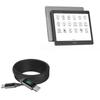 BoxWave Cable Compatible with Dasung Not-eReader 103 (EP1030312) - PowerDisplay PD Cable (6ft) - USB-C to USB-C (100W), LED Wattage Info Extra Long Braided Nylon - Jet Black view 1