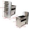 Avalon Pontoon Boat Cabinet Storage Box 126108 | 2-Drawer AV-3 Convex view 4