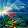 Aurora Flying : Gerardo Dottori : Archival Quality Art Print view 1
