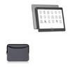 BoxWave Case Compatible with Dasung Not-eReader 103 (EP1030312) - SoftSuit with Pocket, Soft Pouch Neoprene Cover Sleeve Zipper Pocket - Charcoal Grey view 1