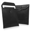 BoxWave Case Compatible with Dasung Not-eReader 103 (EP1030312) - Nero Leather Envelope, Leather Wallet Style Flip Cover view 3