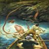 Cthulhu and the Kraken : Oberon Zell : Archival Quality Art Print view 1