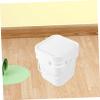 VILLFUL White Abs Bucket Lid Paint Bucket Storage Tub Handles Paint Storage Box Touch up Container view 4