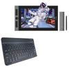 BoxWave Keyboard Compatible with XP-Pen Pro 16 - SlimKeys Bluetooth Keyboard, Portable Thin with Chiclet-Style Keys - Jet Black view 1