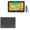 BoxWave Keyboard Compatible with XP-Pen Pro 16TP - SlimKeys Bluetooth Keyboard with Trackpad, Portable Slim TouchPad - Jet Black view 1