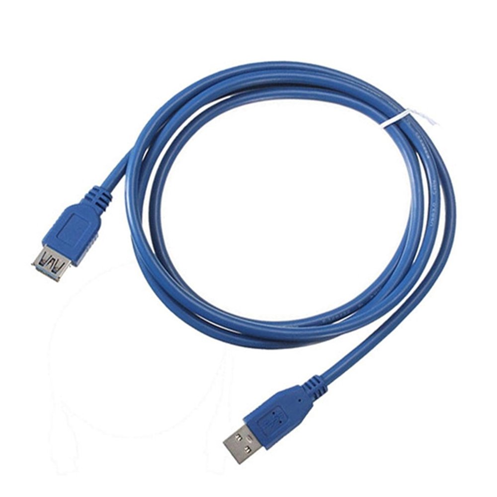 0.3/0.5/1/1.2/1.8/3M USB 3.0 Extension Cable Male to Female Extender Ph/on-e Data Cable Extended Fit Compatible PC Ph/on-e USB Extension Cable (Size : 1.8m)