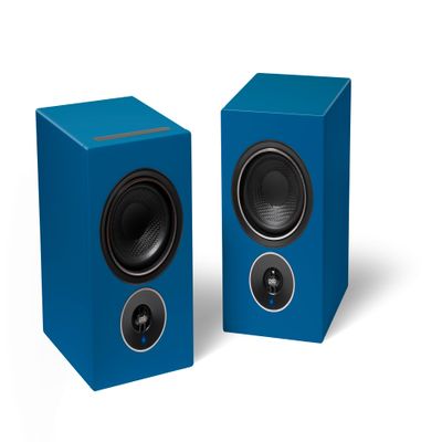 PSB Alpha iQ Streaming Powered Speakers with BluOS - Midnight Blue (Pair)