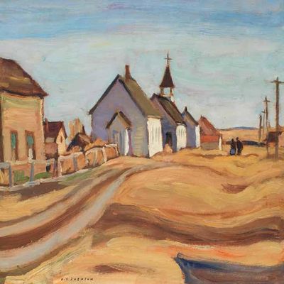 A.Y. Jackson : Cowley : 1944 : Archival Quality Art Print