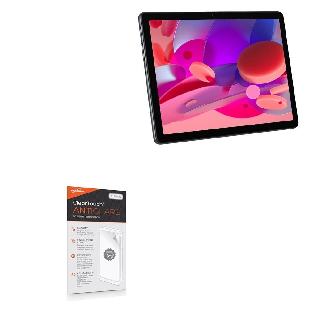 BoxWave Screen Protector Compatible with Alldocube iPlay 50S - ClearTouch Anti-Glare (2-Pack), Anti-Fingerprint Matte Film Skin