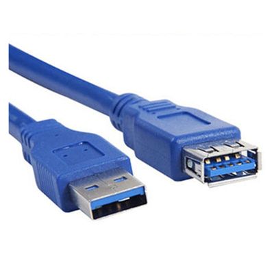 0.3/0.5/1/1.2/1.8/3M USB 3.0 Extension Cable Male to Female Extender Ph/on-e Data Cable Extended Fit Compatible PC Ph/on-e USB Extension Cable (Size : 0.5m)