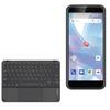 BoxWave Keyboard Compatible with Cherry Mobile J6 Mini - SlimKeys Bluetooth Keyboard with Trackpad, Portable Slim TouchPad - Jet Black view 1