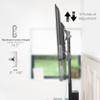 VIVO Extra Tall TV Floor Stand with Shelf for 13 to 50 inch Screens, LED OLED 4K Smart Flat, Curved Monitors, 70 inch Tall, Max VESA 200x200, Tall Pole for Treadmills, Ellipticals, Black, STAND-TV17-S view 3