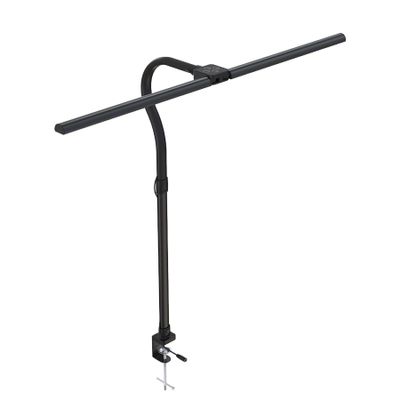 HYQFSAD 14W LED Desk Lamp, 5 Lighting Modes and Remote Control Switch, Architect Clamp Desk Lamps Workbench Lighting, PC lampshade Material LED Desk Lamp for Home Office (Size : Round)
